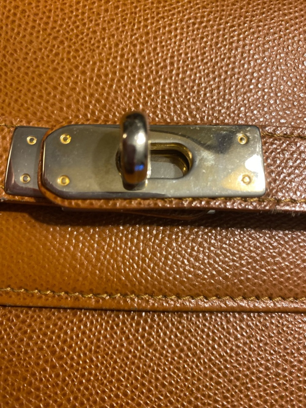 Kelly Bag in Cognac by Tiziano